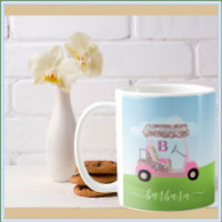 Fun Glitzy Golf Cart Course Personalise 