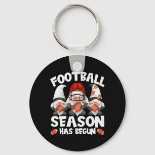 Fun Gnomes For Sunday And American Football Season Key Ring