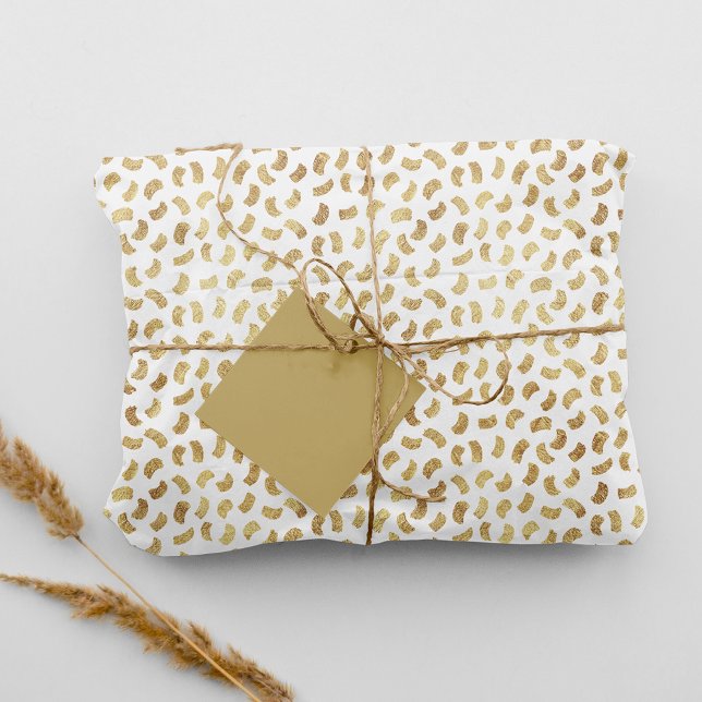 Fun Golden Paint Strokes Tissue Paper (Creator Uploaded)