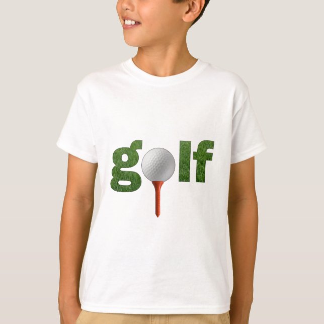 Fun Golf Design T-Shirt (Front)