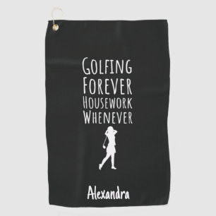 Fun Golf Gifts For Ladies Women For Her Golfer Towel