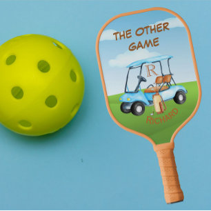 Fun Golf Guy Also Plays  Pickleball Paddle