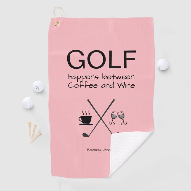 Fun Golf Happens Personalised Golf Towel (InSitu)