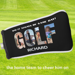 Fun Golf Photo Message Monogram Name Head Cover
