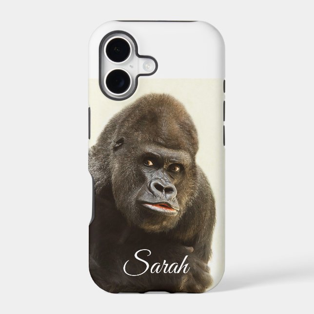 Fun Gorilla Animal Art Custom (Back)