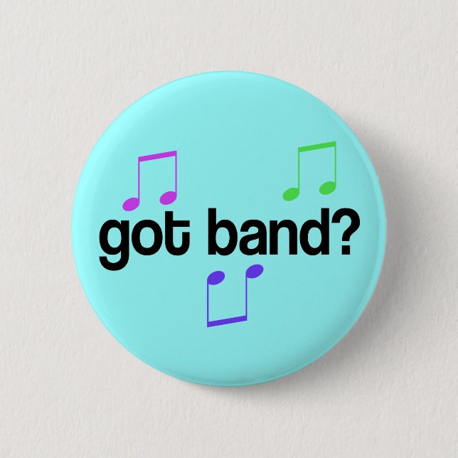 Fun Got Band Button For Musicians (Front)