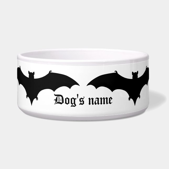 Fun Gothic Halloween black bats large (Front)