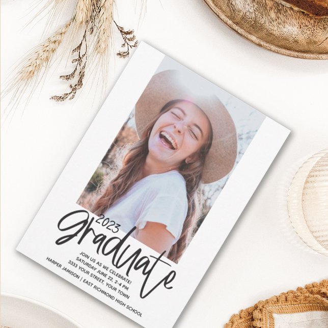 Fun Graduation Party Photo Invitation (Creator Uploaded)
