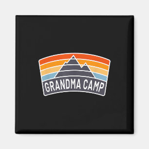 Fun Grandma Camp Sleepover Camping Grandchildren C Magnet
