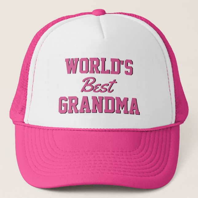 Fun Grandma Gift! World's best cap (Front)