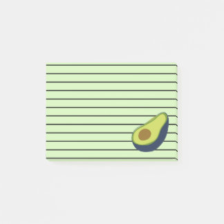 Fun Green Avocado Post-it Notes