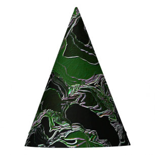Fun Green Camouflage Party Hat
