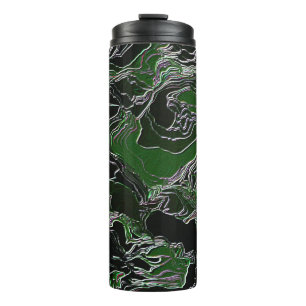 Fun Green Camouflage Thermal Tumbler