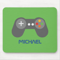 Fun Green Video Gamer