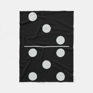 Fun Group Matching Halloween Costume Domino Domino Fleece Blanket