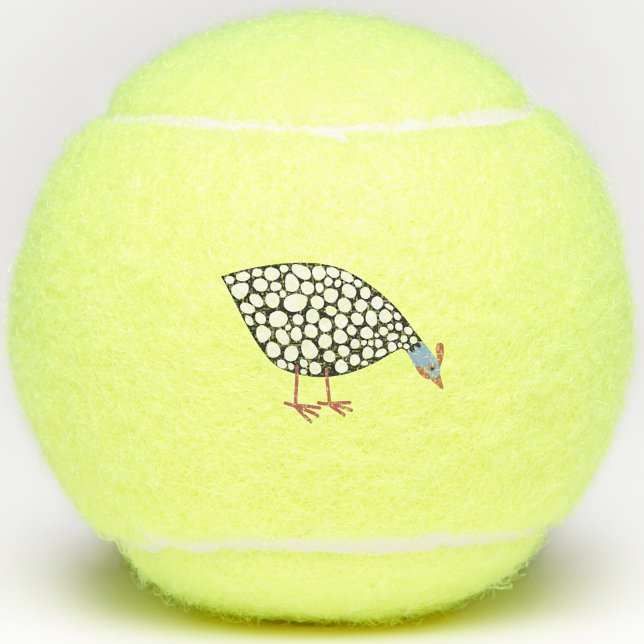 Fun Guinea Fowl Tennis Balls (Fun Guinea Fowl bird tennis ball)