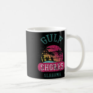Fun Gulf Shores Vintage Distressed Alabama Beach N Coffee Mug