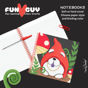 FUN GUY the chow gnome notebook customize