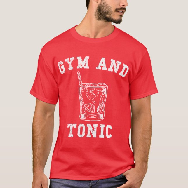 Fun Gym andonic distressed design retro T-Shirt (Front)
