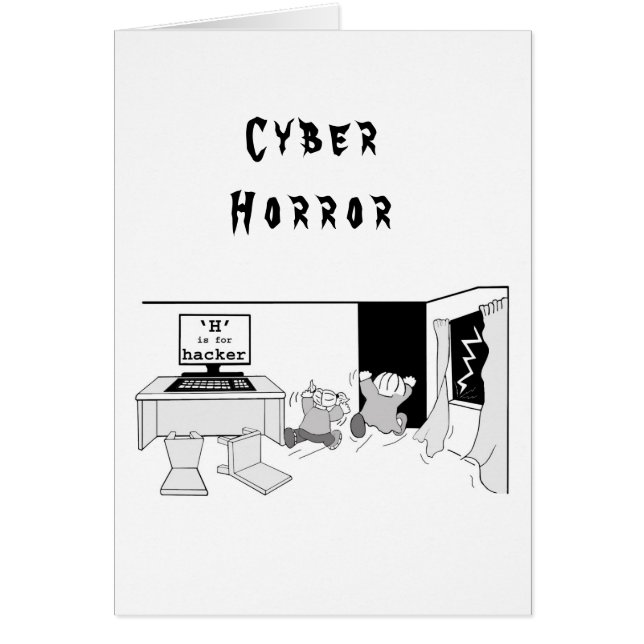 Fun 'H' is for Hacker 'Cyber Horror' (Front)
