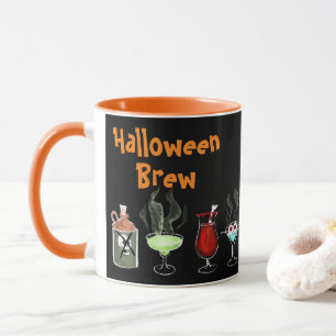 Fun Halloween Brew black spooky Mug