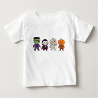 Fun Halloween Character Parade Graphic
