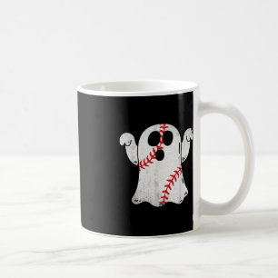 Fun Halloween Costume Baseball Ghost Baseball Love Coffee Mug