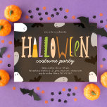 Fun Halloween Costume Party Invitation<br><div class="desc">Fun Halloween party invitations perfect for children's halloween themed birthday parties,  costume parties,  Halloween house parties,  and more!</div>