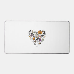 Fun Halloween Designs Halloween Heart Desk Mat