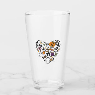 Fun Halloween Designs Halloween Heart Glass