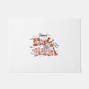 Fun Halloween Designs Happy Halloween Retro Doormat