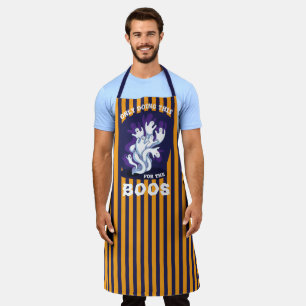 Fun Halloween Ghosts for the BOOS Custom Text Apron