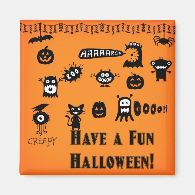 Fun Halloween Magnet (Front)