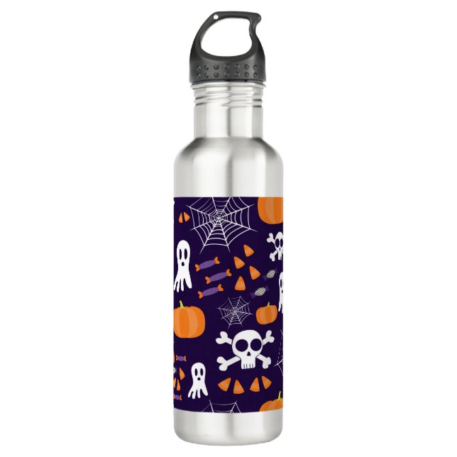 Fun Halloween Pattern 710 Ml Water Bottle (Front)