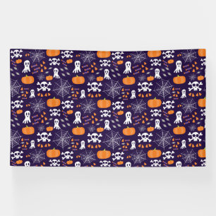 Fun Halloween Pattern Banner