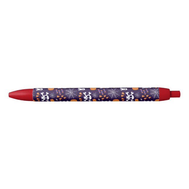 Fun Halloween Pattern Black Ink Pen (Front)