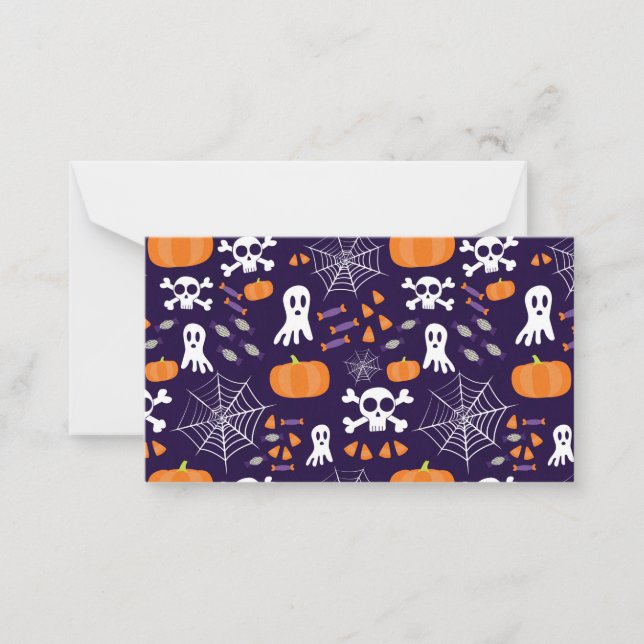 Fun Halloween Pattern Card (Front)