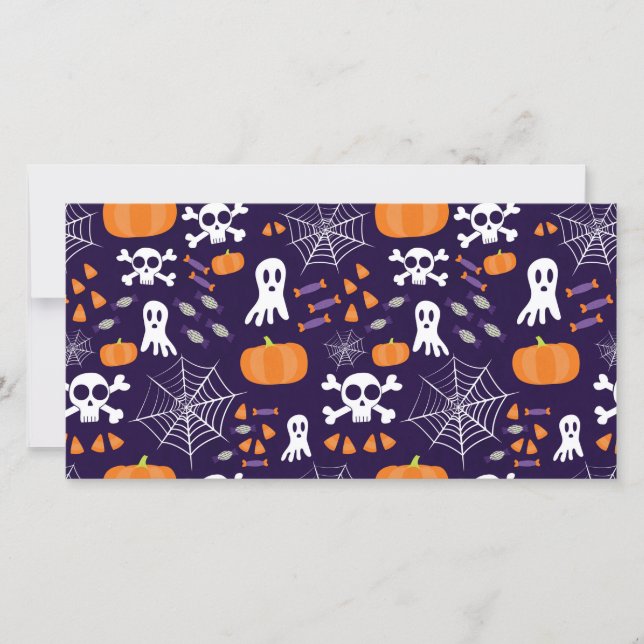 Fun Halloween Pattern Card (Front)