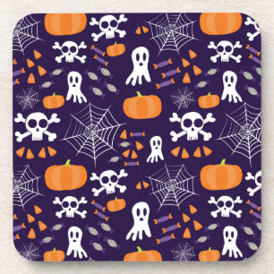 Fun Halloween Pattern Coaster