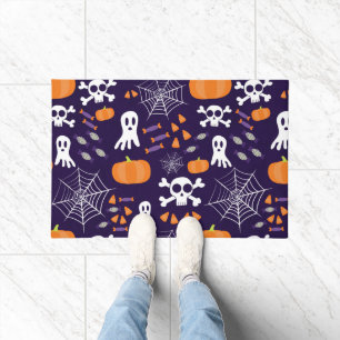 Fun Halloween Pattern Doormat