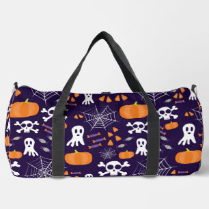 Fun Halloween Pattern Duffle Bag