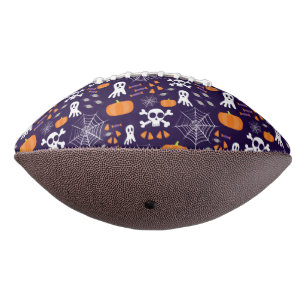Fun Halloween Pattern Football