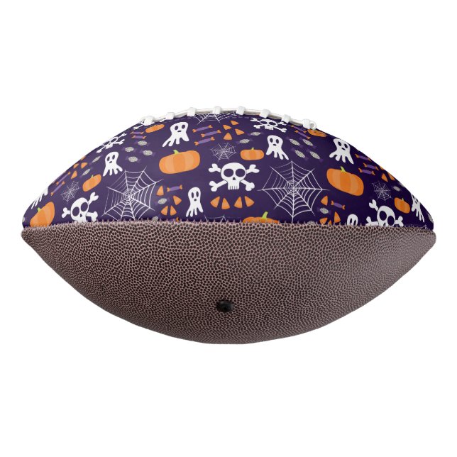 Fun Halloween Pattern Football (Rotated 270)