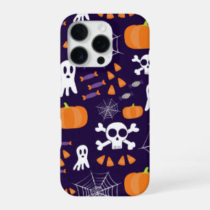 Fun Halloween Pattern iPhone 16 Pro Case