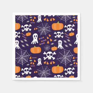 Fun Halloween Pattern Napkin
