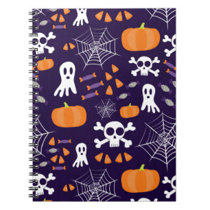 Fun Halloween Pattern Notebook