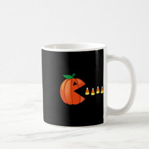 Fun Halloween Pumpkin Eating Candy Corn Coffee Mug