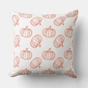 Fun Halloween Pumpkins Pattern Cushion