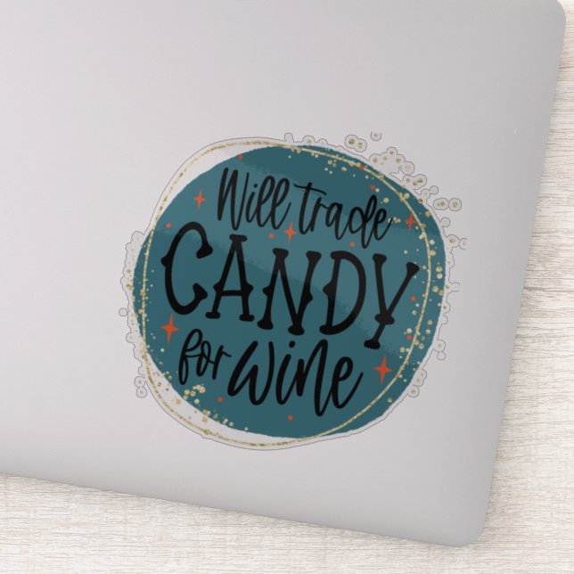 Fun Halloween quote Sticker (Detail)