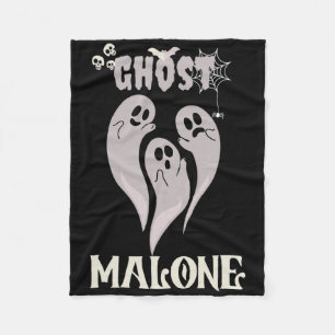 Fun Halloween Spooky Season Fall Season Cute Ghost Fleece Blanket